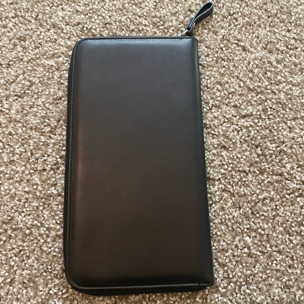 Bridgestone Golf Classic Black Drive Leather Scorecard Holder Case - Picture 2 of 6
